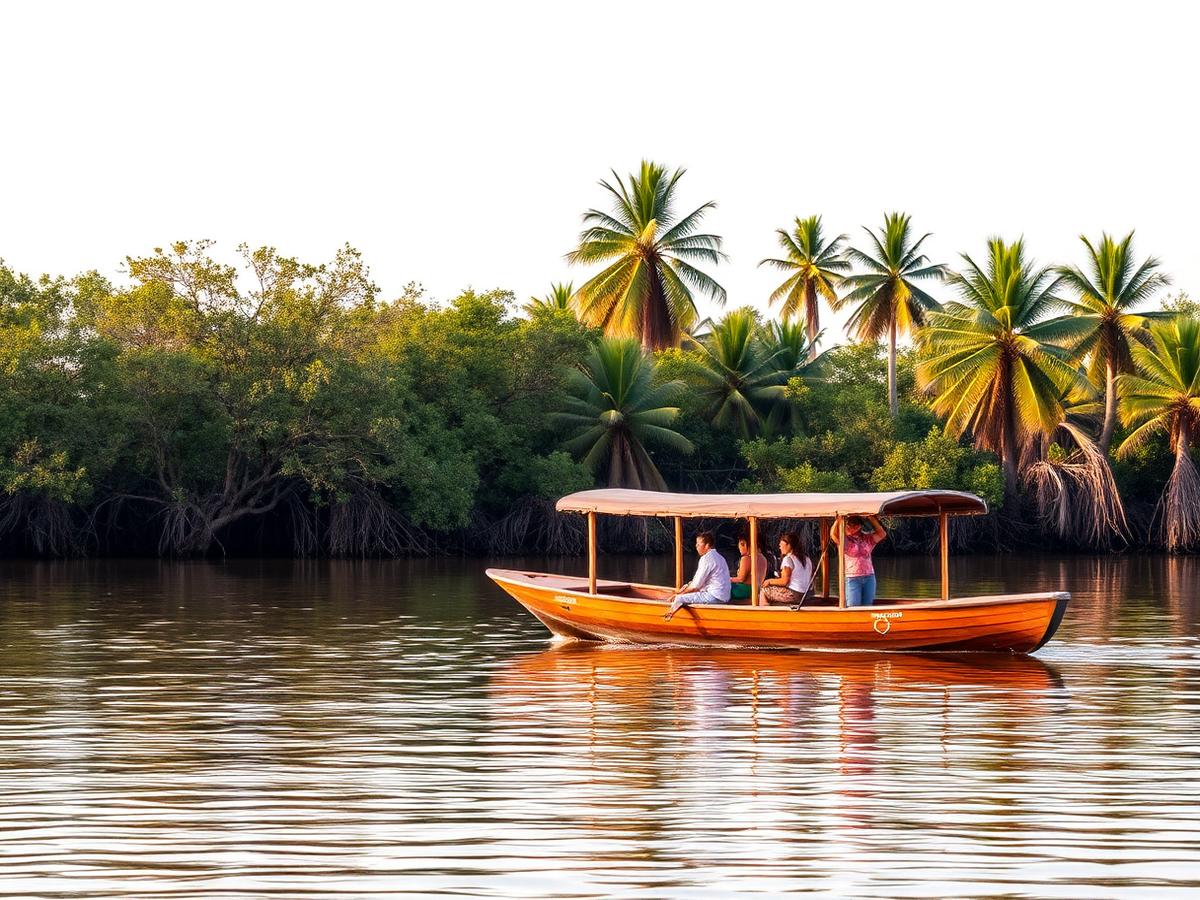 Rio Preguiças de barco