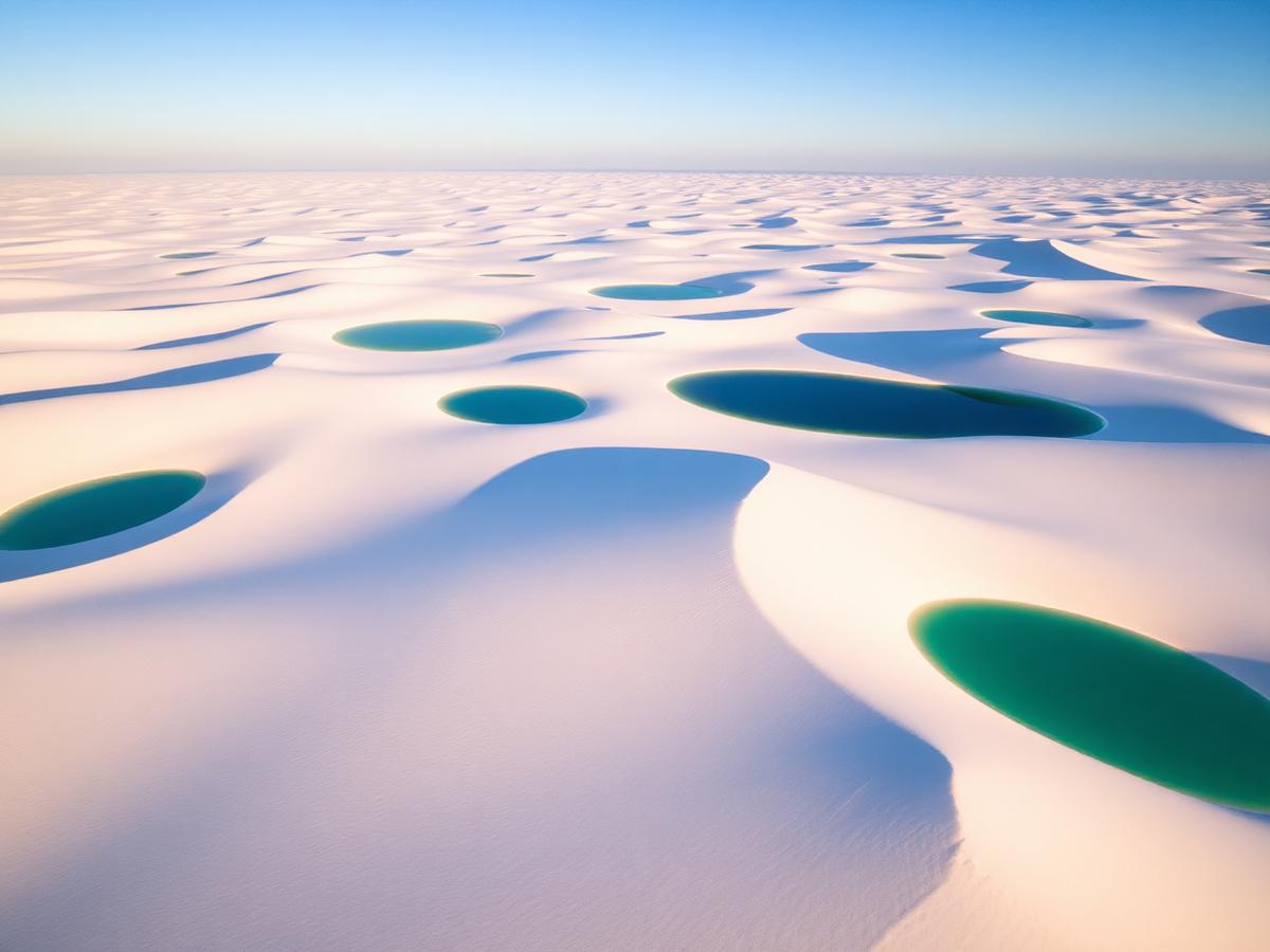 Dunas e lagoas dos Lençóis Maranhenses